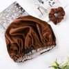 Silk Bonnet For Sleeping Women - Large Elastic Band, adjustable,