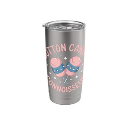 Cotton Candy Connoisseur Delight Playful Dreaming Sugary Stainless Steel Insulated Tumbler
