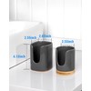 Viosuniu 5 oz Square Ceramic Bathroom Cup Dispenser for Kids