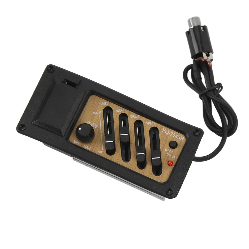Acoustic Guitar Pickup Preamp Piezo 4 Band EQ Equalizer System