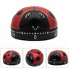 Ladybug Mechanical Cooking Timer - 60-Minute Kitchen Alarm Clock with