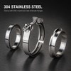 2.5 Inch 304 Stainless Steel Quick Release V-Band Clamp Kit