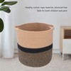 Woven Laundry Basket Cotton Rope Multifunctional Clothes Storage Hamper with