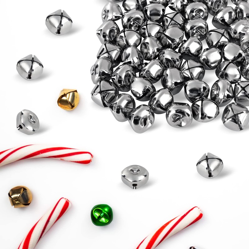 BigOtters 50 Pcs Jingle Bells for Crafting, 1 Inch Craft