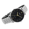 Reloj pulsera Casio MTP-VT01 con correa de acero inoxidable color