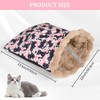 Barklincharm Cat Bed Cave Sleeping Bag, Soft Plush Cats Sack,