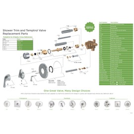 Symmons T-19/20-RP Temptrol Dome Cover