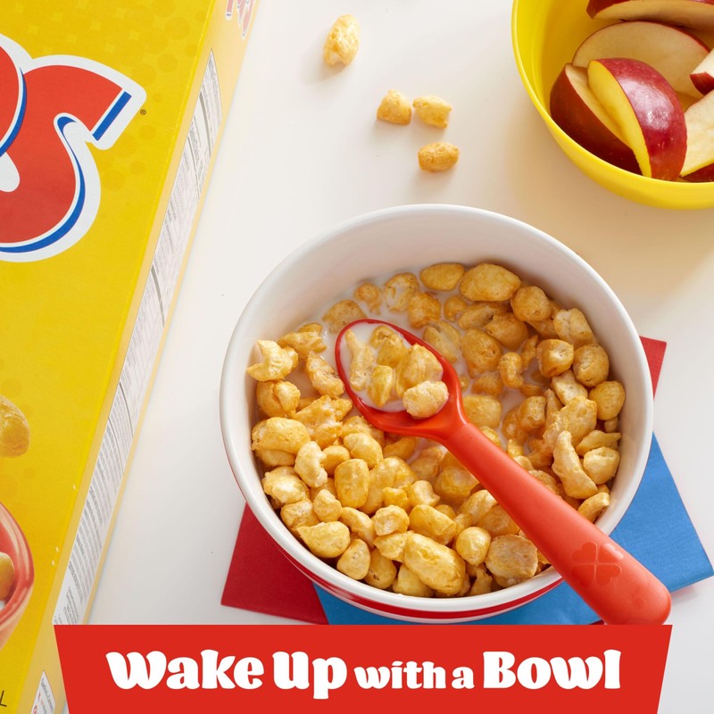 Corn Pops Cold Breakfast Cereal, 8 Vitamins and Minerals, Kids