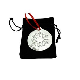 25th Wedding Anniversary Metal Keepsake Chrstimas Tree Ornament Bauble Decoration Ornament