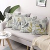ASDCXZ Spring Pillow Cover 40x40 cm 4er Set, Retro Flower