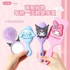 Sanrio Folding Tail Comb for Women, Cute Cartoon Portable Air Cushion Comb Free Size/Sc3644-1 Melody 4ea