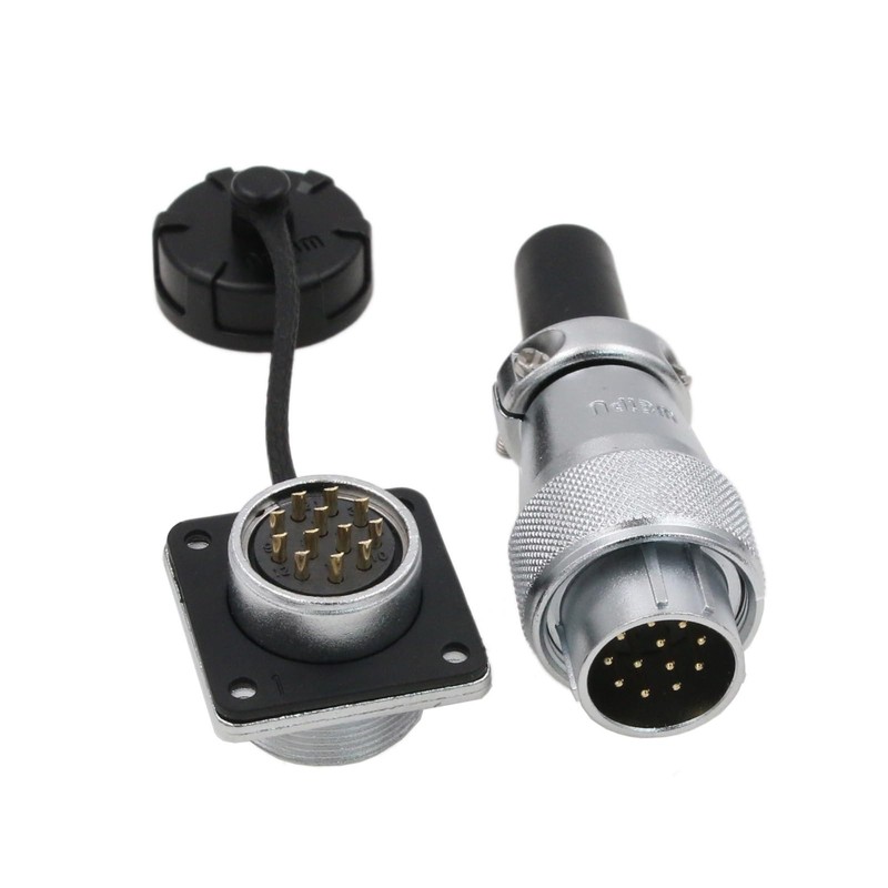 HangTon WS20 12 Pin Aviation Circular Current Electrical Plug 5A