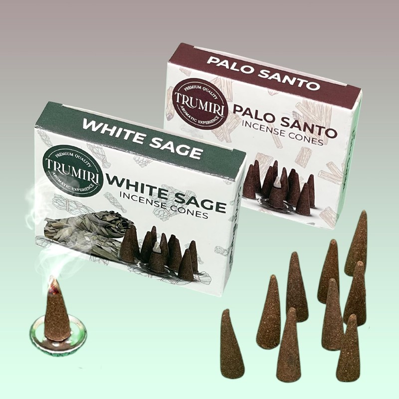 TRUMIRI Incense Cones - Combo Pack of 20 Cone Incense