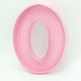 Dylcypheria 12inch Cardboard Number Fillable Food Tray Box for Charcuterie, Cupcake Arrangement,Birthday Anniversary (Pink 0)