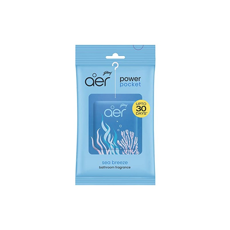 Godrej Aer Power Pocket Bathroom Fragrance - Sea Breeze
