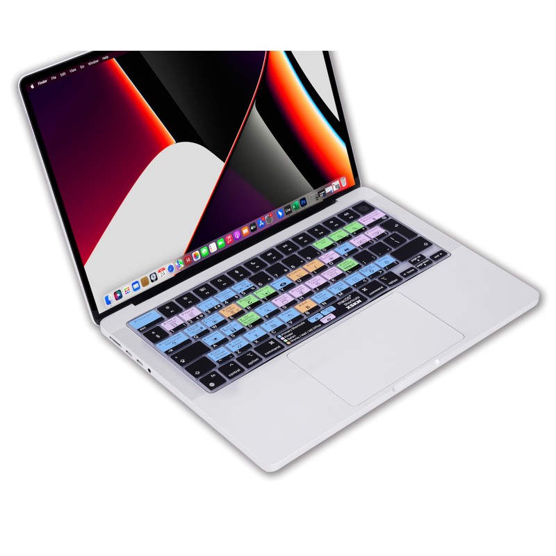 XSKN macOS Shortcut EU UK Version Silicone Keyboard Cover Skin