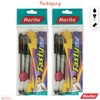 rorito 10 x 0.6mm Tip Fasty BLACK Fine Smooth Writing