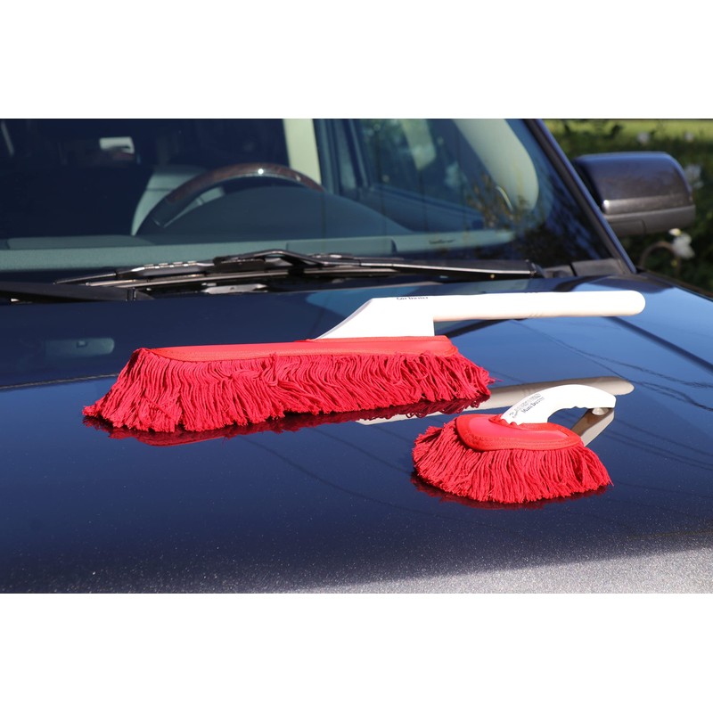 California Car Duster Auto Detailing Combo Kit with Plastic Handle