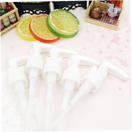FOMIYES 8pcs Refillable Press Pump Bottles for Lotion and Liquid Soap for Travel Bathroom Kitchen and Office Use