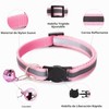 NCONCO 12 Collares para Gato Reflectantes con Campana