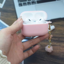 3 in 1 Case Compatible with AirPods Pro 2, Shockproof with Cleaning Kit, The Adorable Butterfly Protective Case for AirPods 2nd Generation for Airpods Pro 2 Cases (Pure Pink)