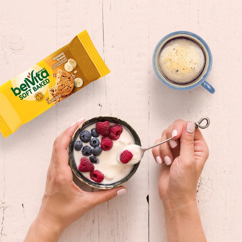 belVita Soft Baked Breakfast Bars Variety Pack, Banana Bread and