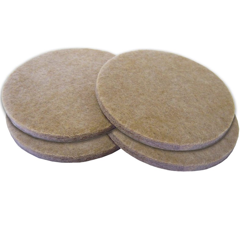 Felt Gard 75mm Large Round Furniture and Floor Protection Pads