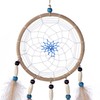Dream Catcher for Good Dreams with Beads and Real Feathers,