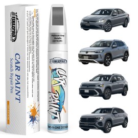 FIXEZPRO LD7X/2R Platinum Gray Metallic Touch Up Paint for Volkswagen, Exact Color Match Car Paint Scratch Repair Remover Pen Kit Quick & Easy Fix Vehicle Chips and Automotive Nicks Scuff