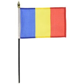 Us Flag Store Romania Flag, 4 by 6-Inch
