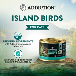 Addiction Wild Islands Island Birds Premium Chicken & Turkey Grain-Free Canned Cat Food 6.5 oz can (Pack of 1)