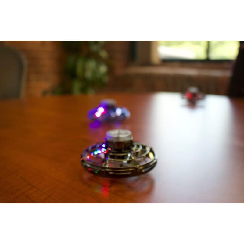 Hoverbyrd: Flying Fidget Spinner - 3 Pack - Color: Black