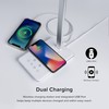 Tecgear Multifunctional LED Desk Lamp with Wireless Charger, USB Charging