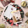 DEEPLAY Christmas Cards, Greeting Cards with Envelopes, Holographic Folding Christmas