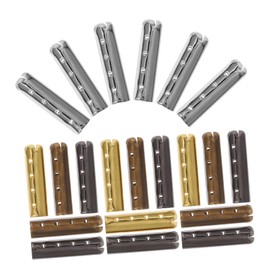 Operitacx Shoe Lace Accessory 40pcs Metal Shoelace End Caps Shoelace Tips Elastic No Tie