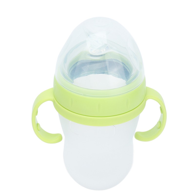 Baby Cereal Bottle Silicone Unisex Baby Squeeze Cereal Feeding Flow