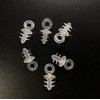 Super Idee Pack of 100 Hangers for Polystyrene Balls, Christmas