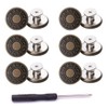 12 Pcs Button for Sewing Metal Jeans,ICEYLI 17 mm No-Sew