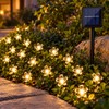 Solar Cherry Blossom String Lights for Outdoor Decoration – 20