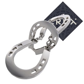 Hanayama Cast Horse Puzzle - Level 2 of 6 - Fairly Hard - Includes Crux Sticker