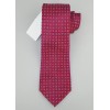 THE MENS STORE Red Blue White GEOMETRIC Self-tipped Woven Silk