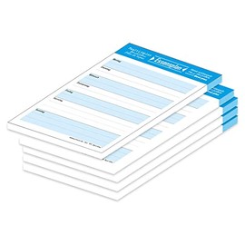 PRICARO A6 Typo-Blue Food Planner (Pack of 5)