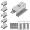 6 Pack Solar Panel Center Clamp for 25-40mm Module Heights