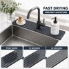 Faucet Mat for Kitchen Sink, Natural Diatomite Stone (23.6" x