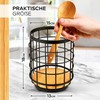 HIKITCHEN® - Bamboo Kitchen Utensil Holder | High Quality Kitchen