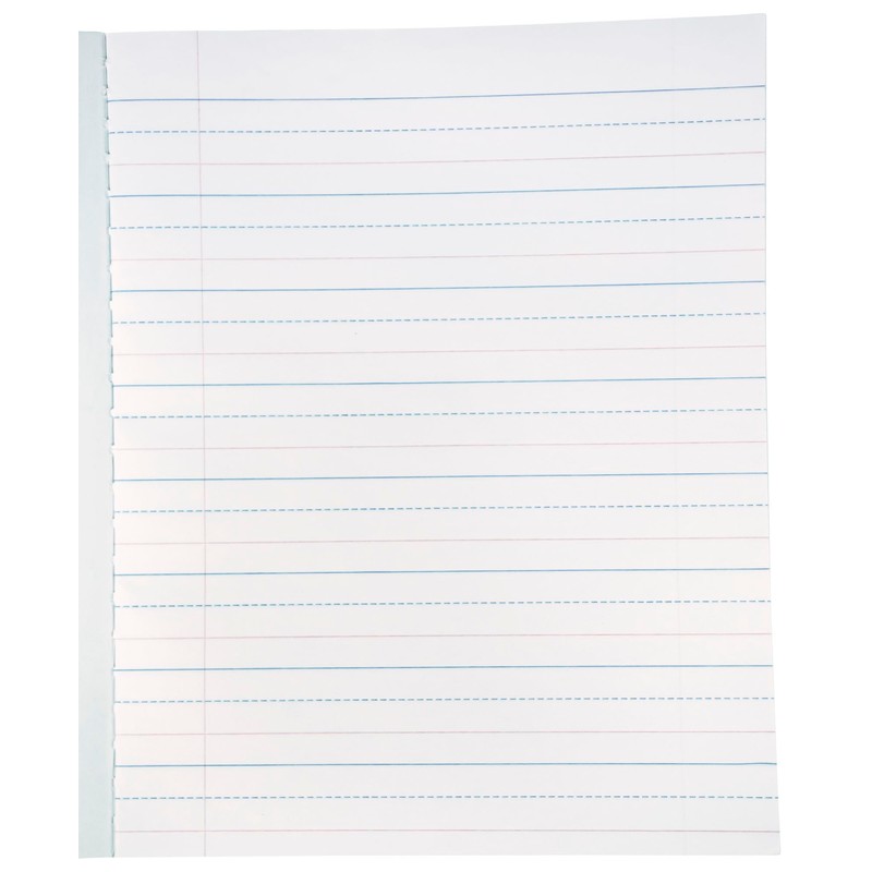 School Smart Skip-A-Line Ruled Composition Book, Grade 2, Blue, 48