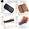 Cheval noir Long Wallet, Men's Wallet, Foldable, Genuine Leather, Bi-fold