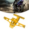 Motorcycle License Plate Bracket CNC Aluminium Alloy Universal Adjustable Motorcycle