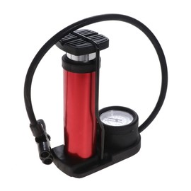 Parliky Mini Tire Floor Pump High-Pressure Foot Pump Bike Tire Inflator with Pressure Gauge and Barometer