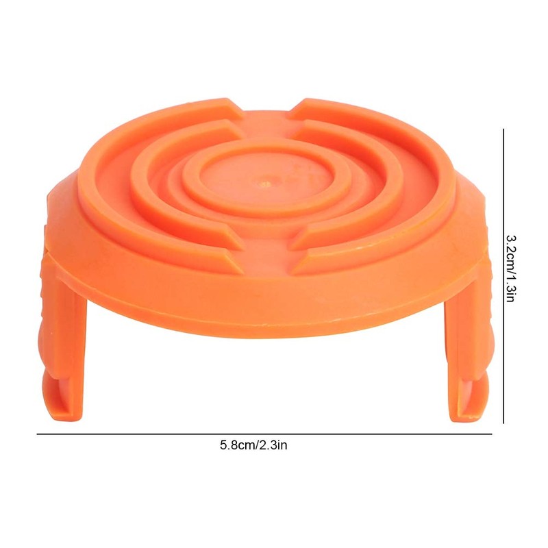 Wifehelper 5 Pieces Grass Trimmer Spool Cap Cover Replacement Fit